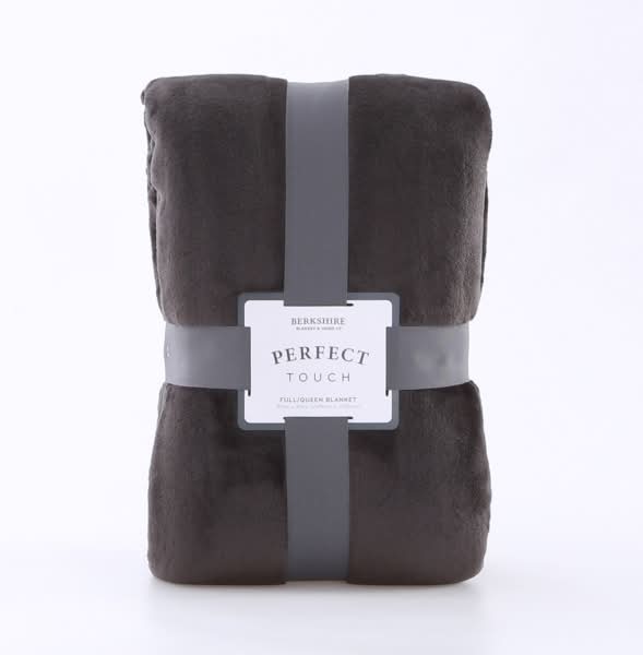 Berkshire Blanket & Home Co. Perfect Touch Blanket, Queen, Grey