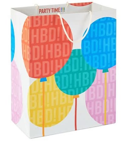 Hallmark Birthday Gift Bag Balloons