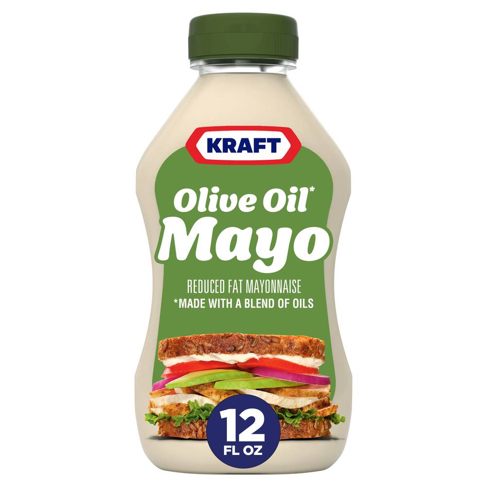 Kraft Olive Oil Mayo Reduced Fat Mayonnaise (12 fl oz)