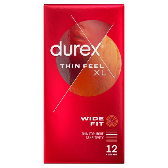 Durex Thin Feel Xl Condoms ( 12 ct)