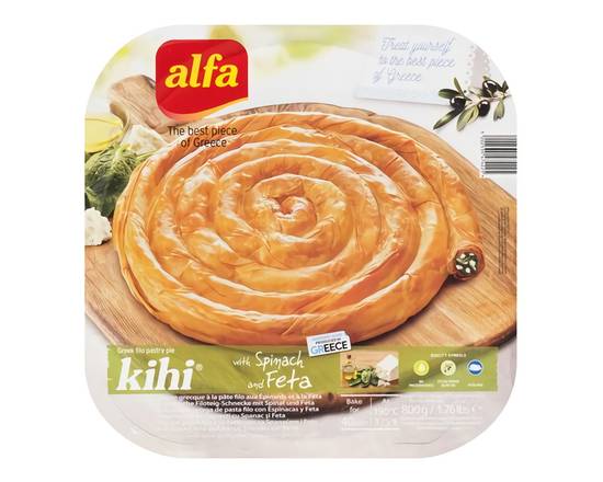 Alfa · Kihi avec épinards et feta (800 g) - Kihi with spinach and feta (800 g)