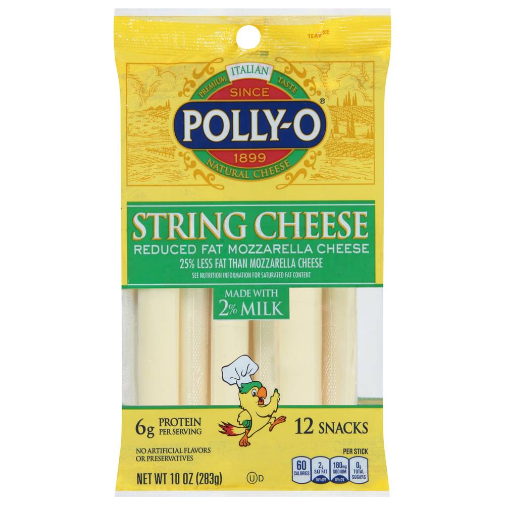 Polly-O String Reduced Fat Mozzarella Cheese