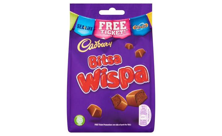 Cadbury Bitsa Wispa 110g (383359) 