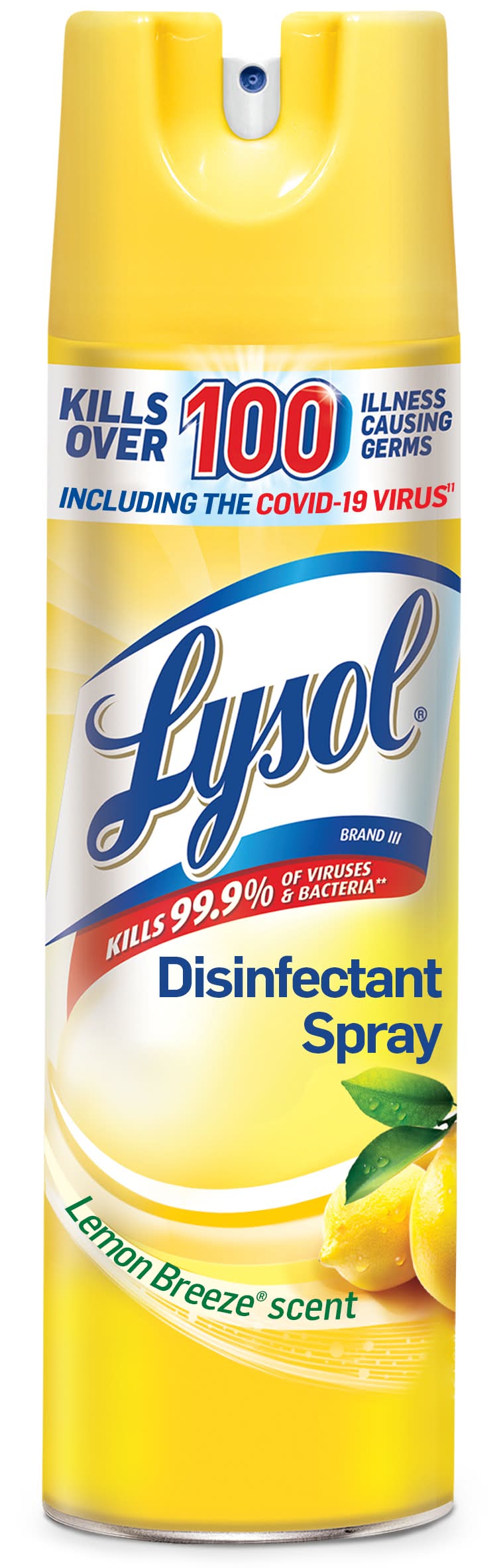 Lysol Disinfectant Spray, Lemon Breeze (19 oz)