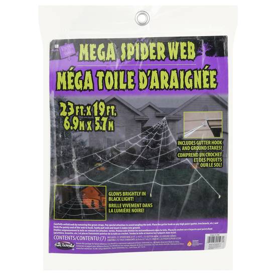 Fun World Mega Toile D'araignee Spider Web