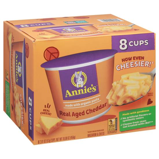 Annie's Real Aged Cheddar Macaroni & Cheese (8 ct)