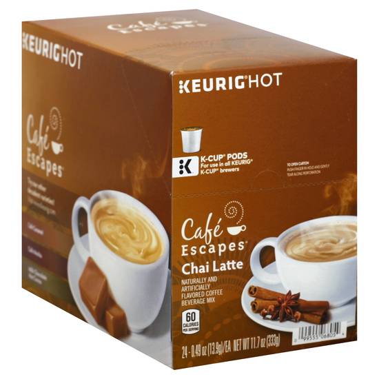 Café Escapes Chai Latte K-Cup Pod