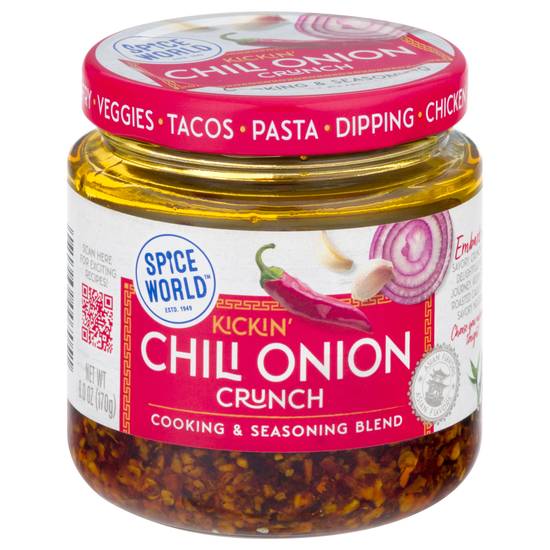 Spice World Kickin' Chili Onion Crunch Seasoning Blend (6 oz)