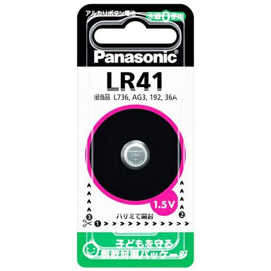 パナソニックアルカリボタン電池LR41LR41P//1個