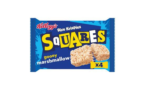 Kellogg's Rice Krispies Squares Marshmallow Snack Bars 4 x 28g