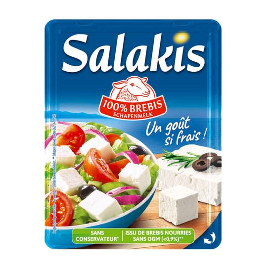 SALAKIS - Féta - Fromage de brebis - En dés - 200g