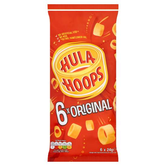 Hula Hoops Original Crisps (6 pack)