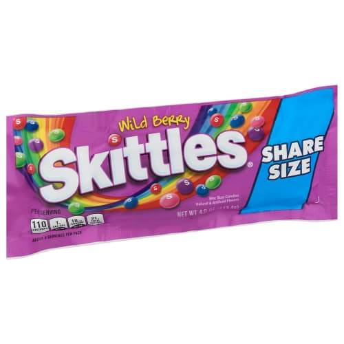 Skittles Wildberry King Size, (4 oz)