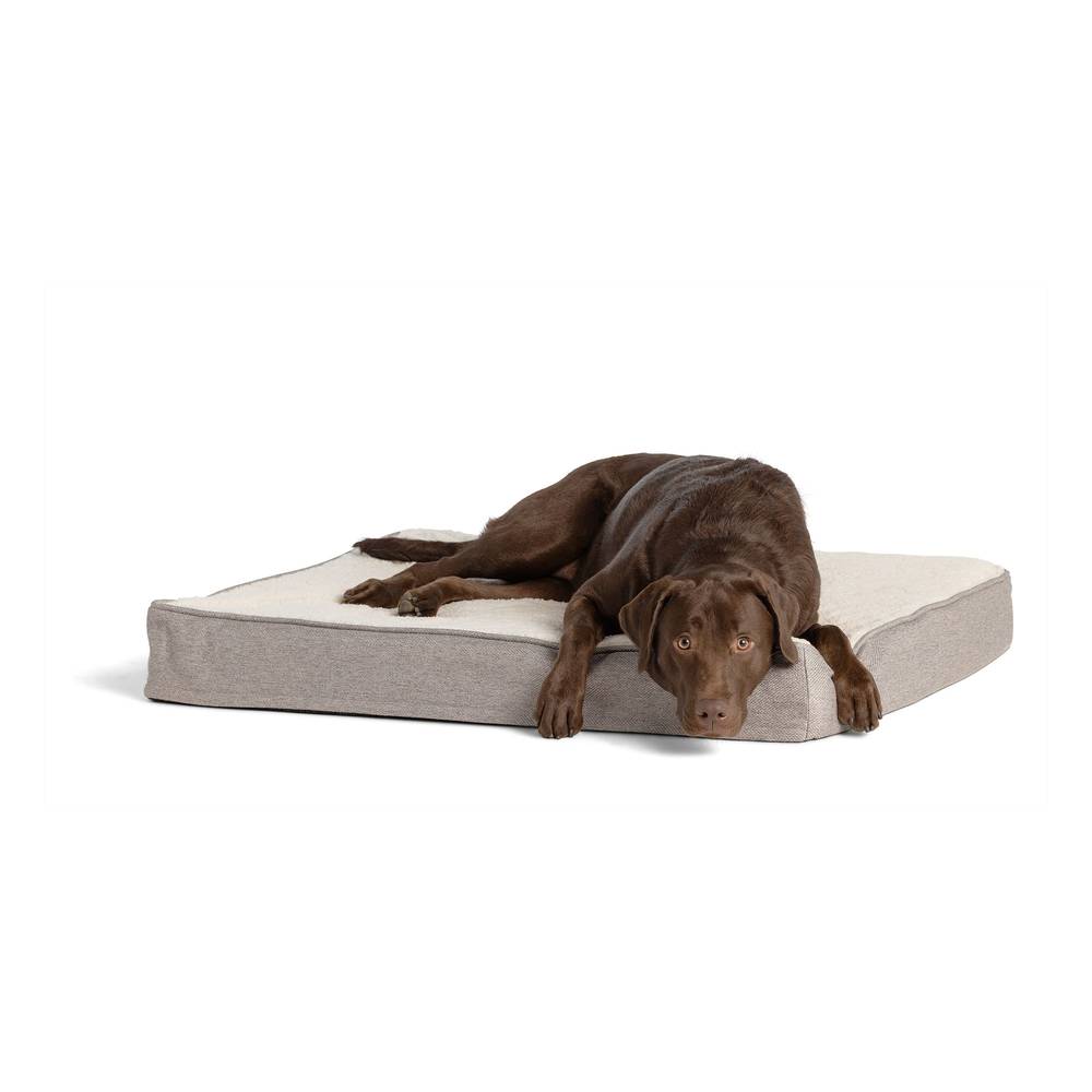 Top Paw® Orthopedic Mattress Dog Bed (Color: Grey, Size: 30\"L X 38\"W X 5\"H)