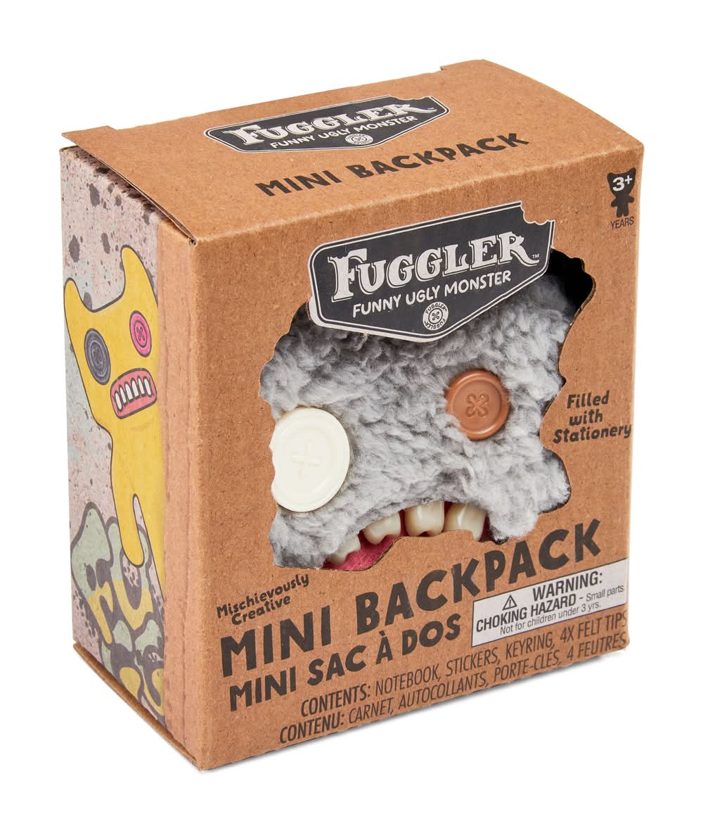 Fuggler Mini Backpack Collectible Gray