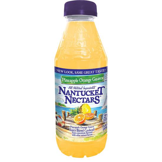 Nantucket Nectars Pineapple Orange & Guava Juice Blend (15.9 fl oz)