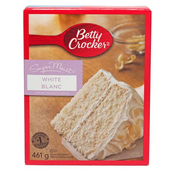 Betty Crocker Super Moist White Cake Mix (510/461g)