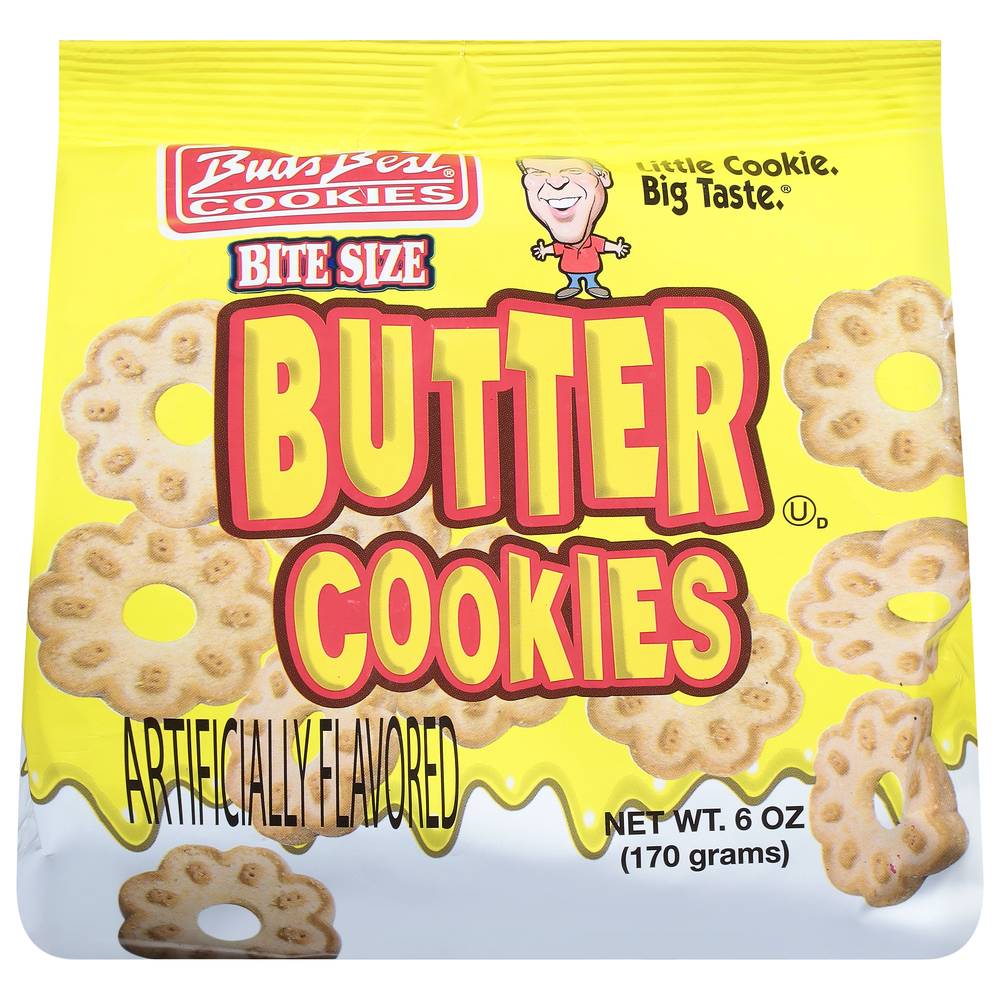 Bud's Best Cookies Butter Cookies Bite Size (6 oz)