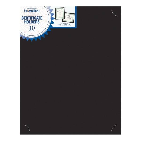 Geographics Recycled Certificate Holder (10 ct)