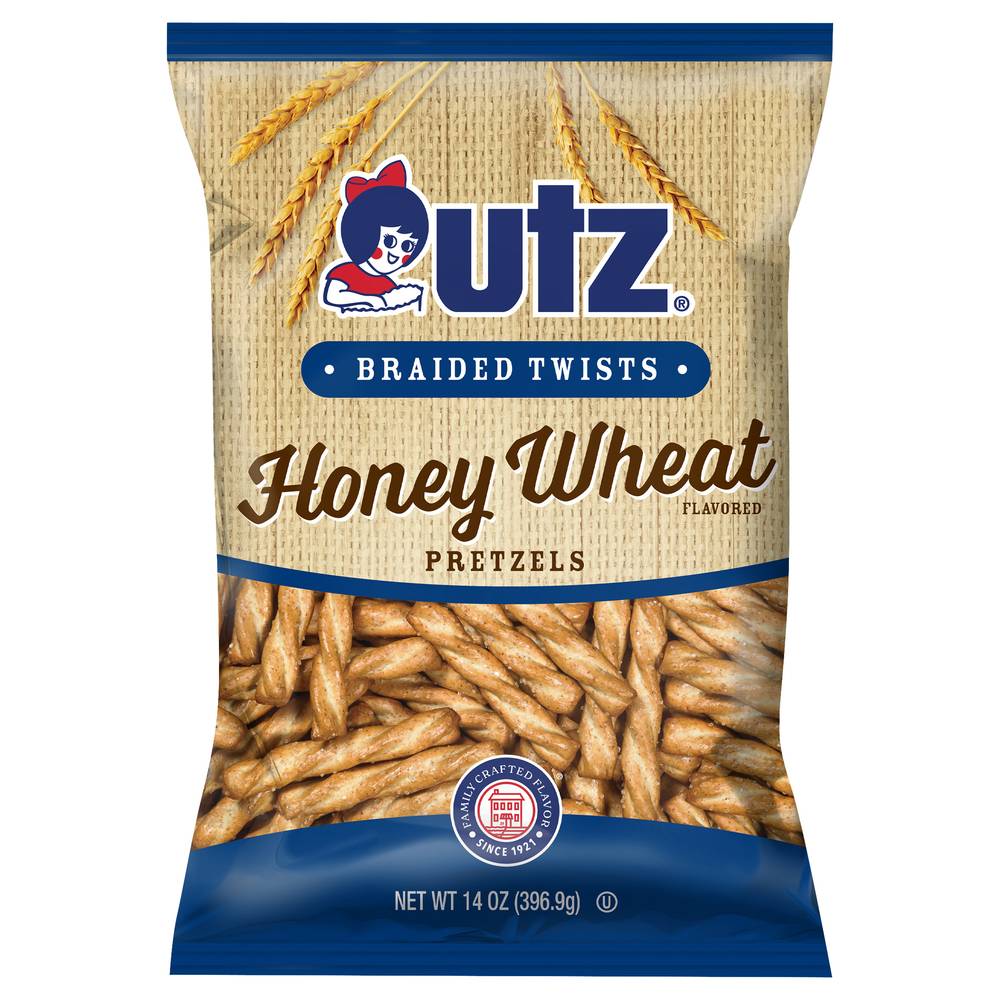 Utz Braided Honey Wheat Twists Pretzels