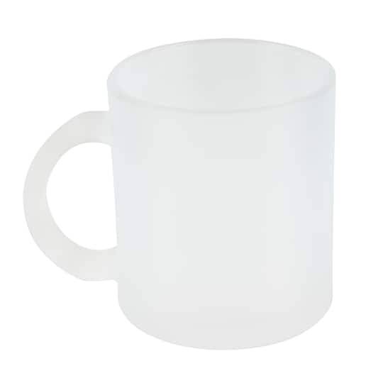 11Oz. Frosted Glass Sublimation Mug By Make Market