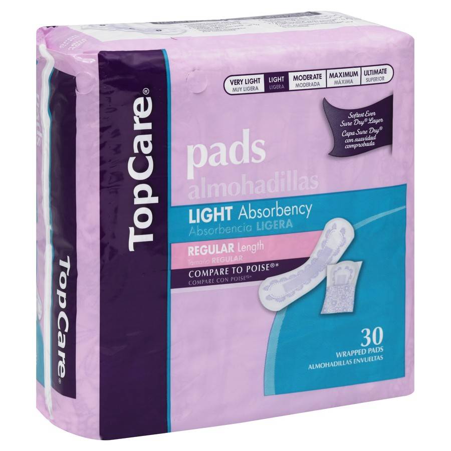 TopCare Light Absorbency Pads