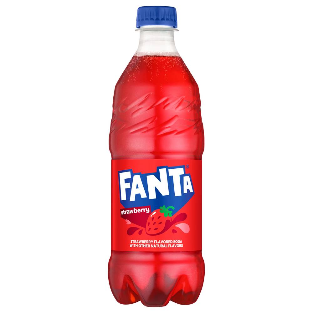 Fanta Strawberry Soda (20 fl oz)