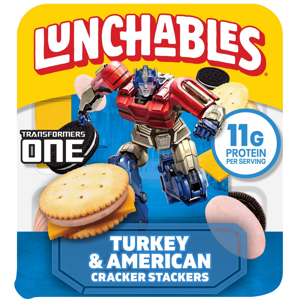 Lunchables Cracker Stackers, Turkey & American (3.2 oz)
