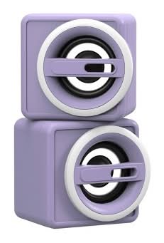 NORTH Computer Speakers, Lavender