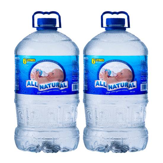 2X Agua All Natural 6 L