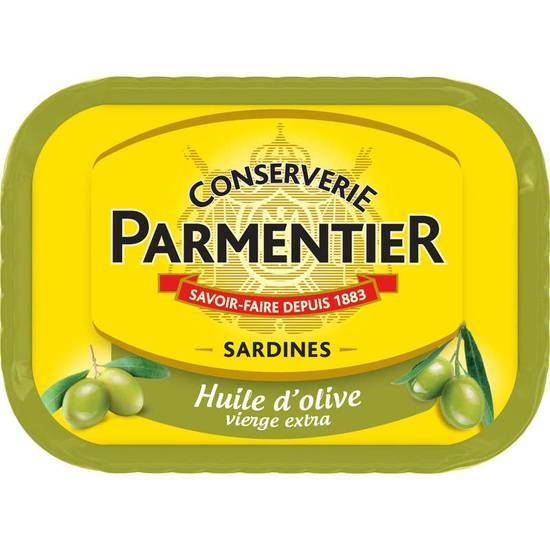 Conserverie Parmentier sardines à l'huile d'olive 135 g