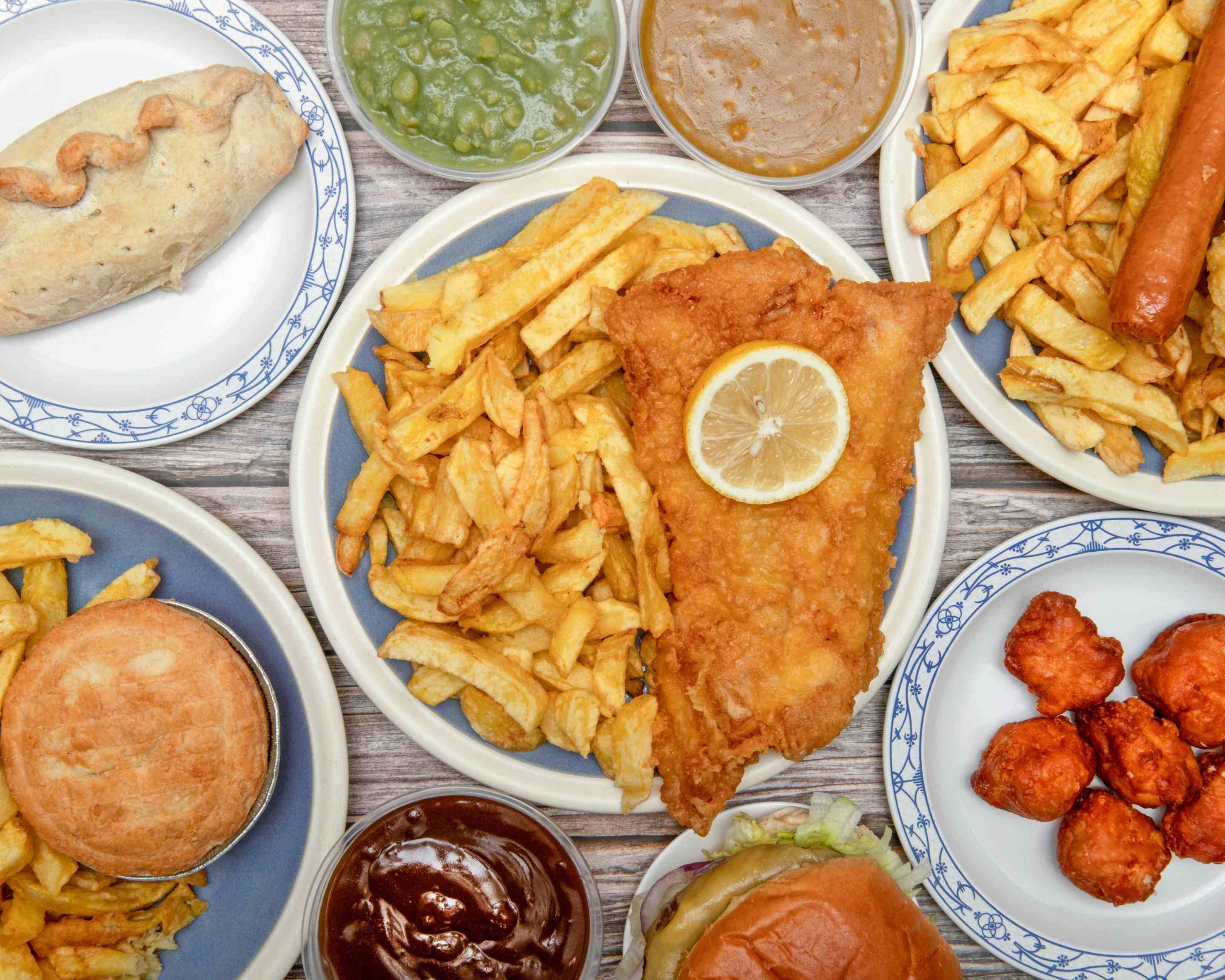 Kingfishers Fish & Chips Menu & Prices - Weston-Super-Mare Delivery