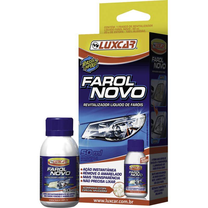 Luxcar revitalizador líquido de faróis