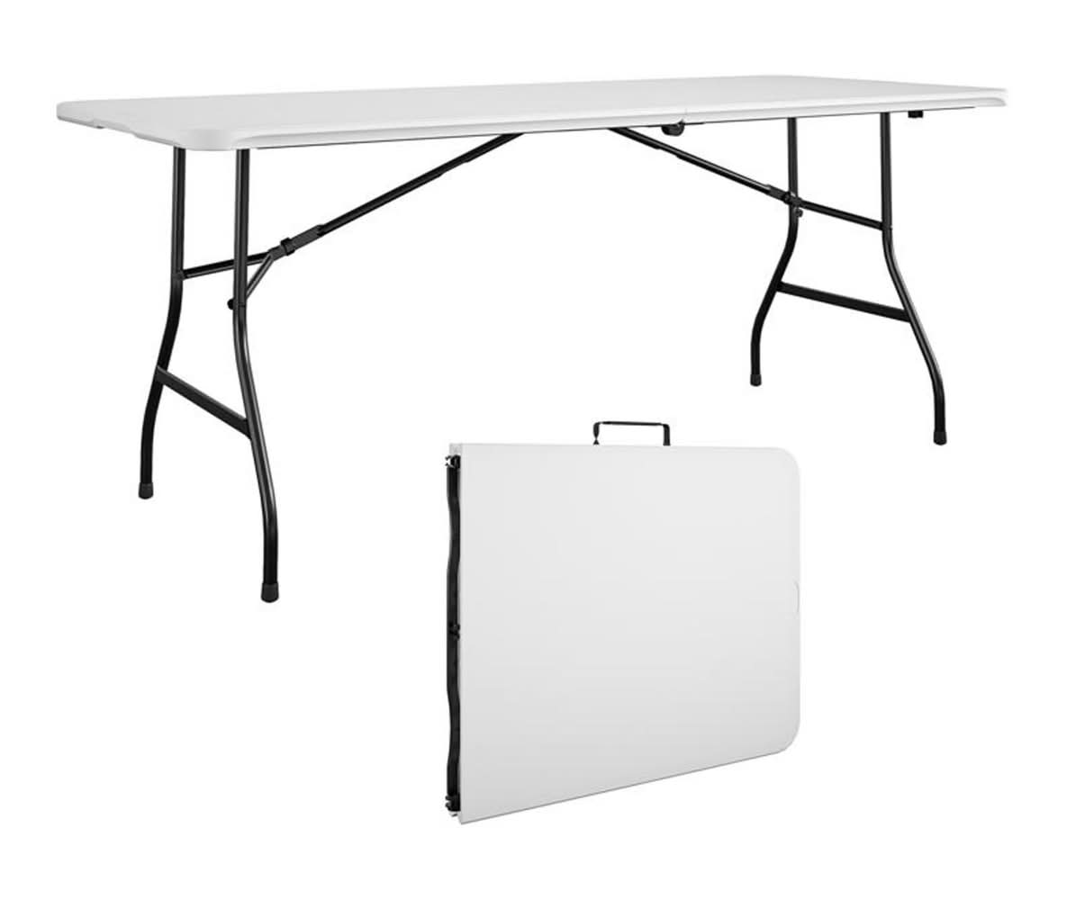 Cosco Casual 29.69 In. W X 72 In. L Rectangular Folding Buffet Table
