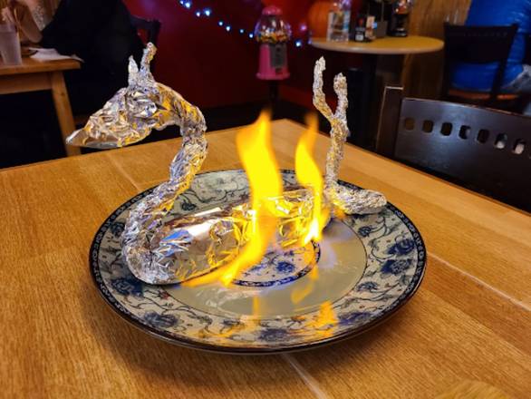 Flaming Dragon Roll.