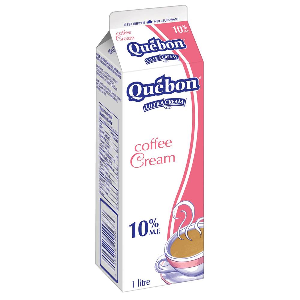 Québon Crème À Café 10% M.G., 1 L