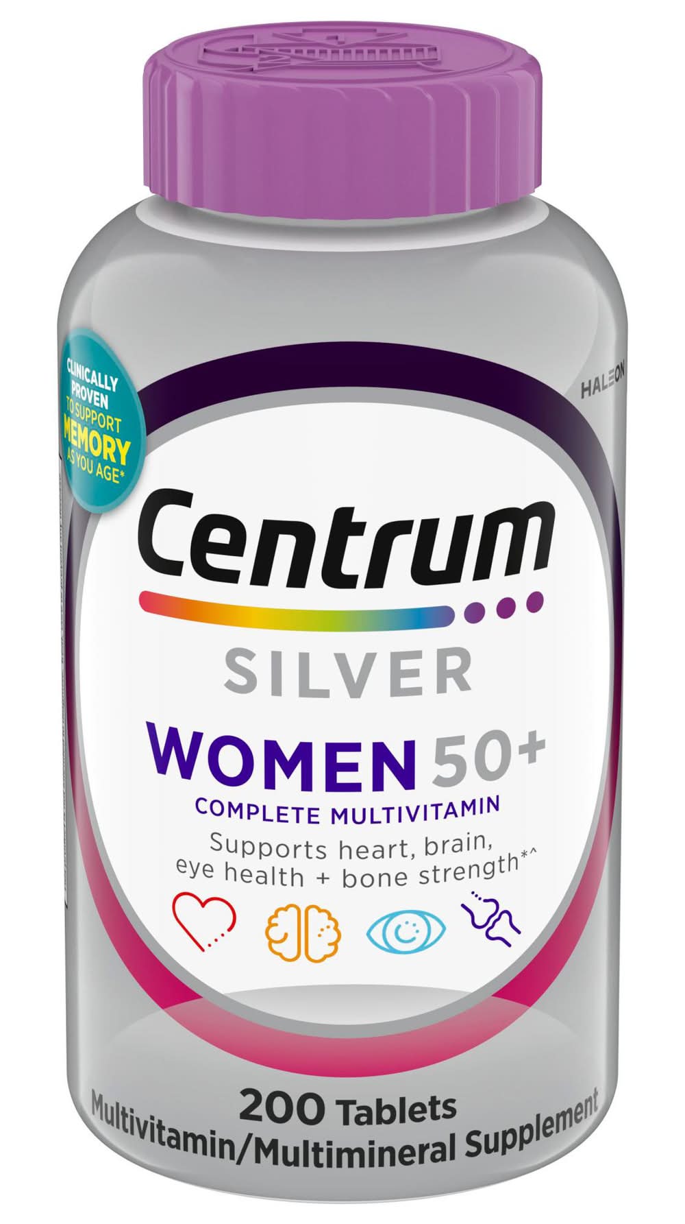 Centrum Silver Women's 50+ Multivitamin/Multimineral Tablets (200 ct)