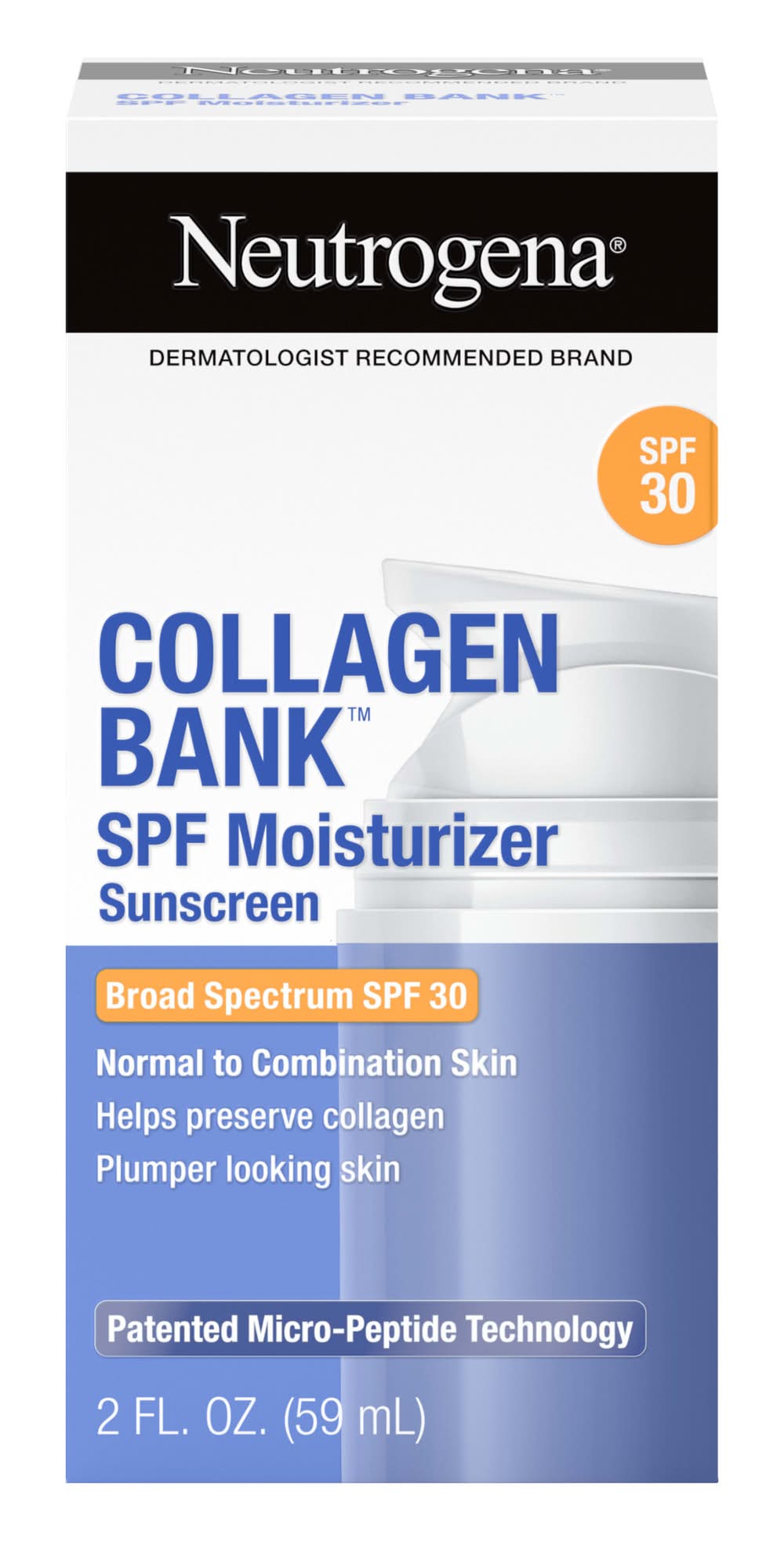 Neutrogena Collagen Bank Daily Face Moisturizer Sunscreen (2 fl oz)