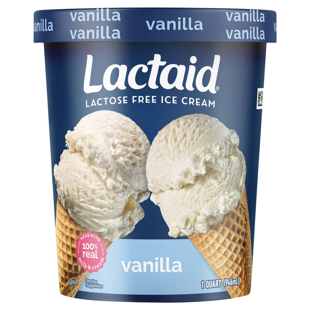 Lactaid Lactose Free Ice Cream, Vanilla (2.09 lbs)