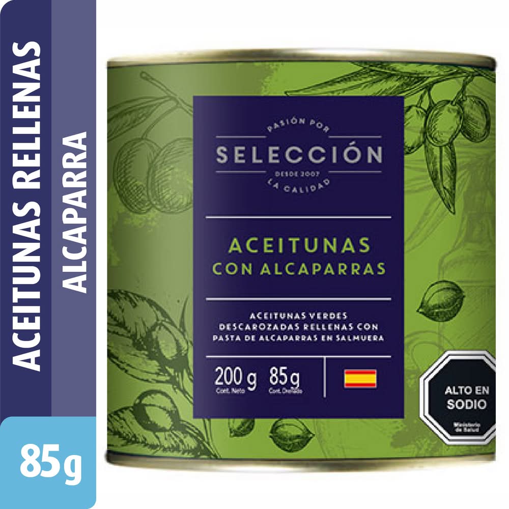 Selección · Aceituna rellena de alcaparra (200 g)