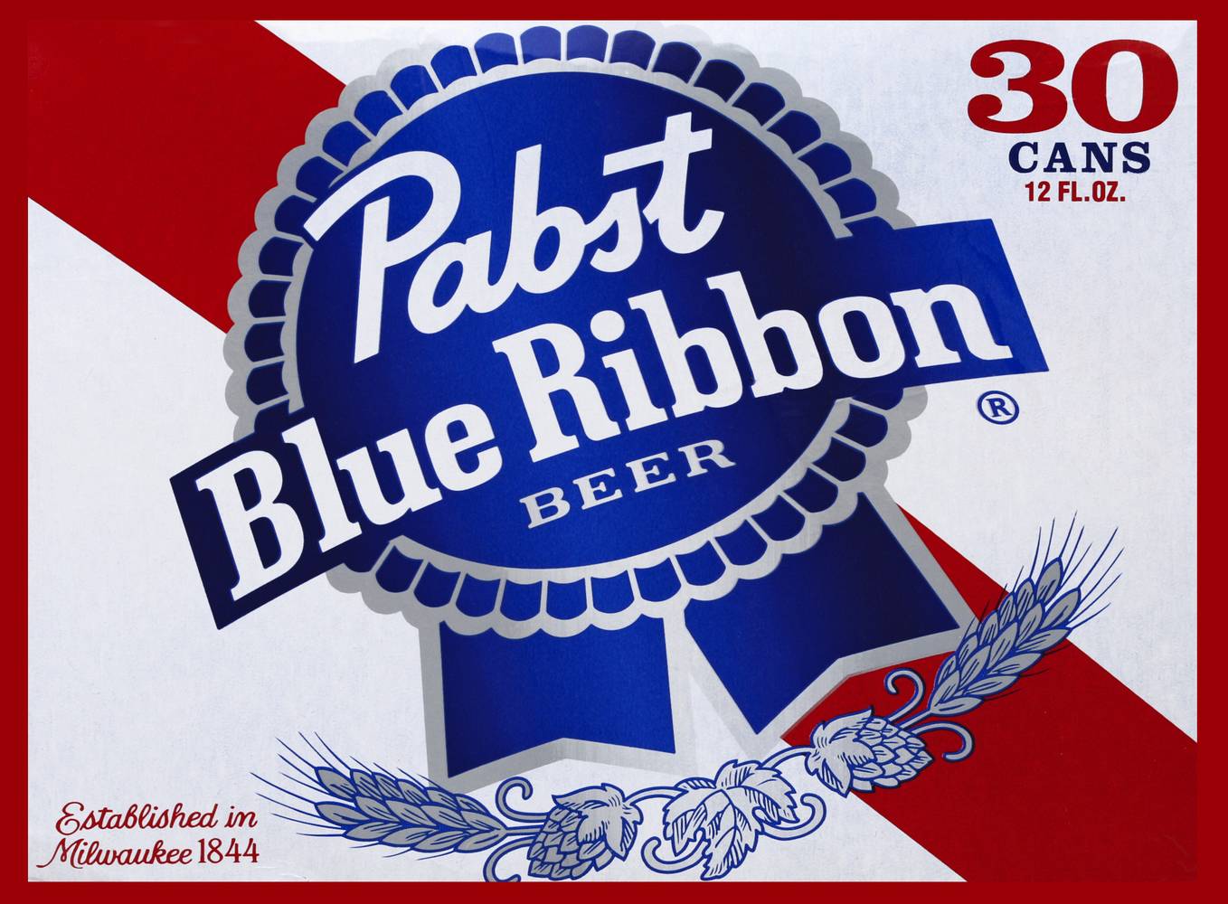 Pabst Blue Ribbon Domestic Beer (30 x 12 fl oz)