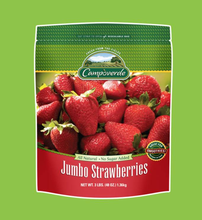 Campoverde Jumbo Strawberries 3 Lb.