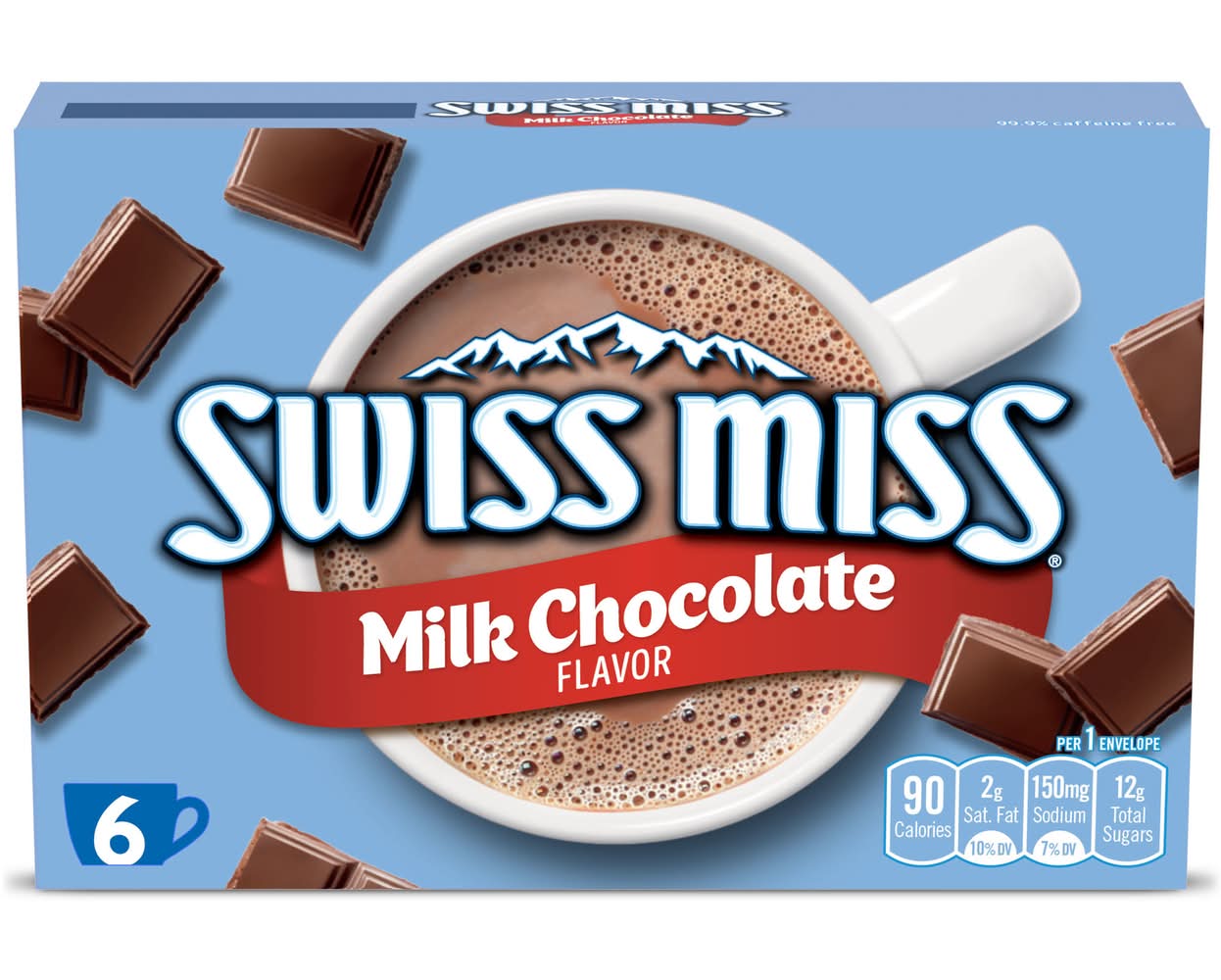 Swiss Miss Milk Chocolate Hot Cocoa Mix (4.38 oz, 6 ct)