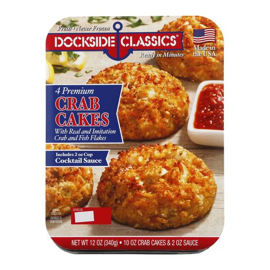 Dockside Classics Premium Crab Cakes (12 oz)