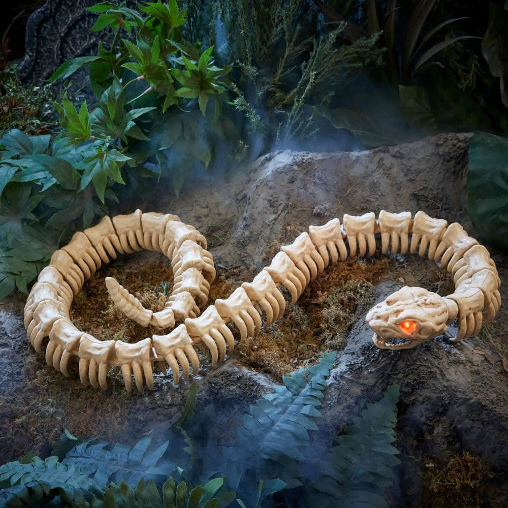 Home Accents Holiday Halloween Classics Led Skeleton Rattlesnake