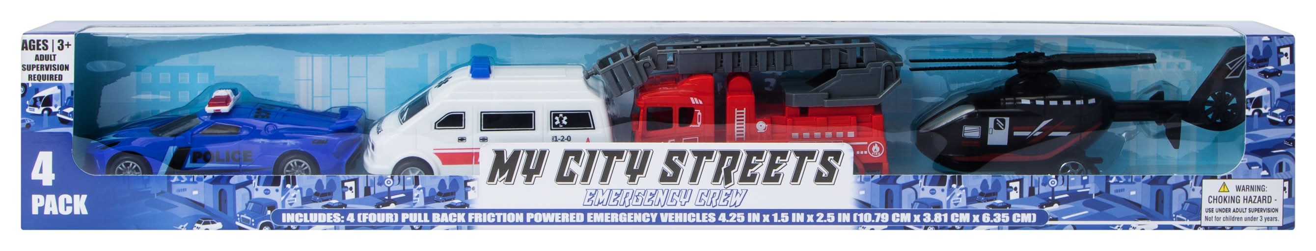 My City Streets Emergency Crew Toy Set
