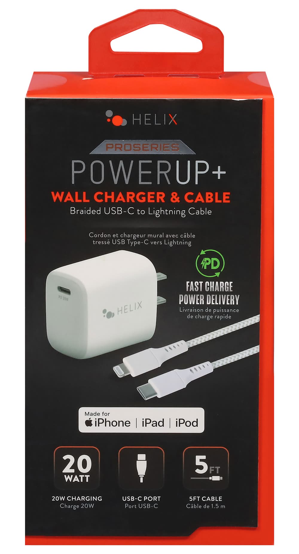 Helix Wall Charger & Cable
