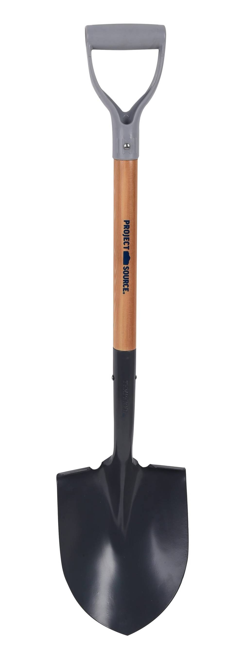 Project Source 19.75-in Wood D-Handle Digging Shovel | 8202