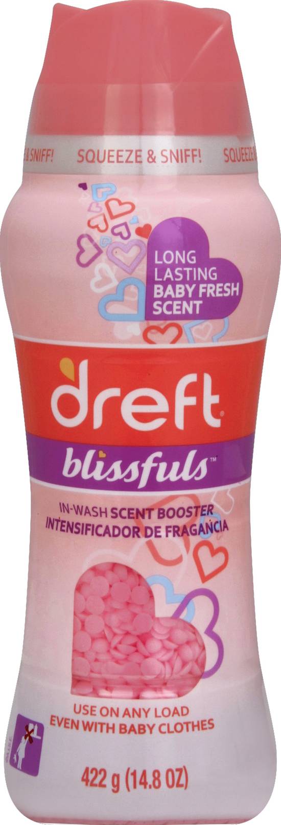 Dreft Blissfuls In-Wash Baby Fresh Scent Booster