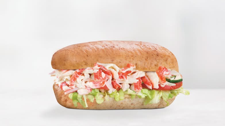 Small Seafood Sub / Petit sous-marin aux fruits de mer